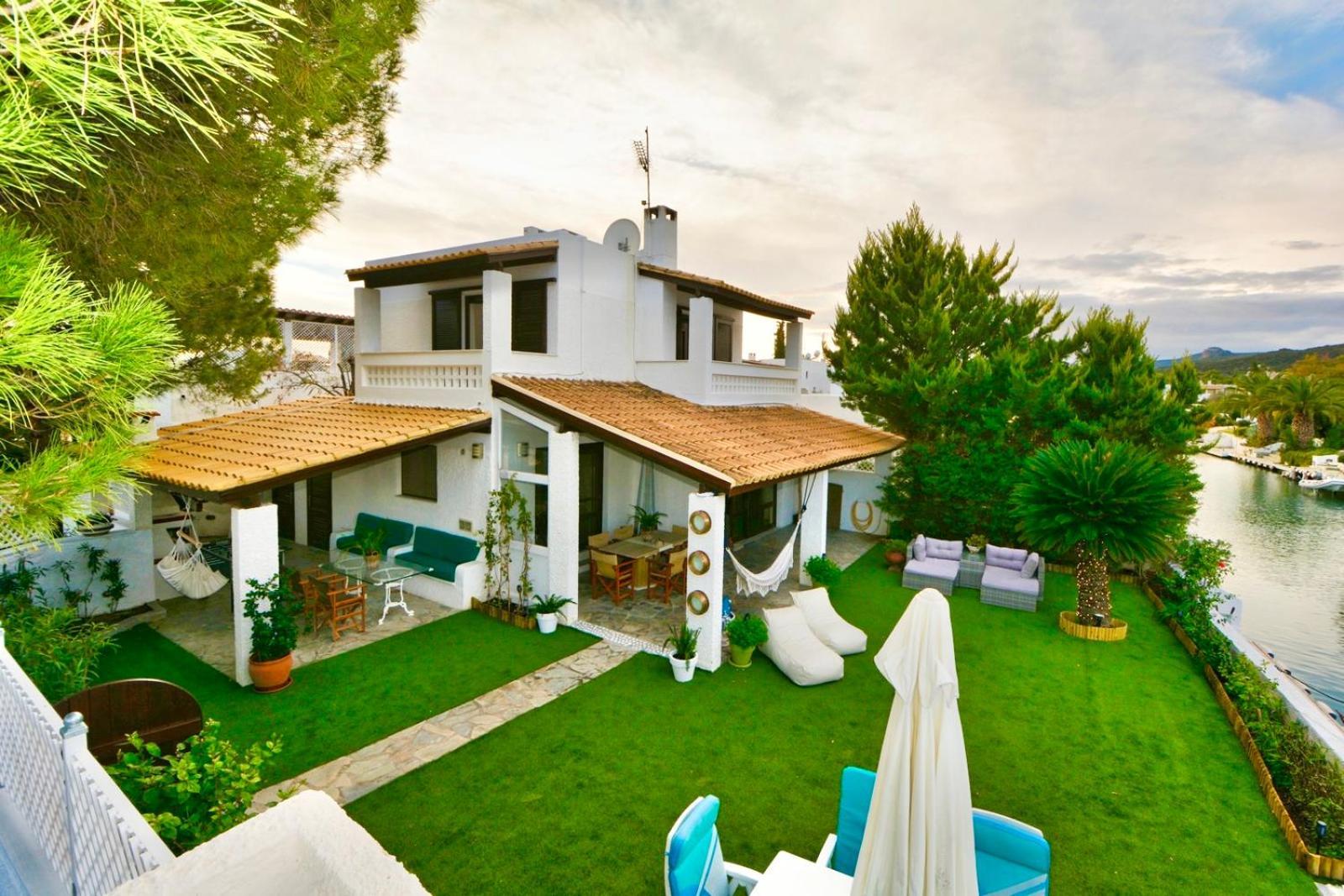 Villasonboard Dock Villa 3 Bed, 3 Bath, Canal, Greek Venice Porto Hydra Plepi Ngoại thất bức ảnh